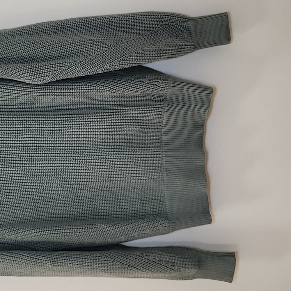 VARLY Ada Full Zip Through Knit Sweater oversize SZ XS - Picture 16 of 16